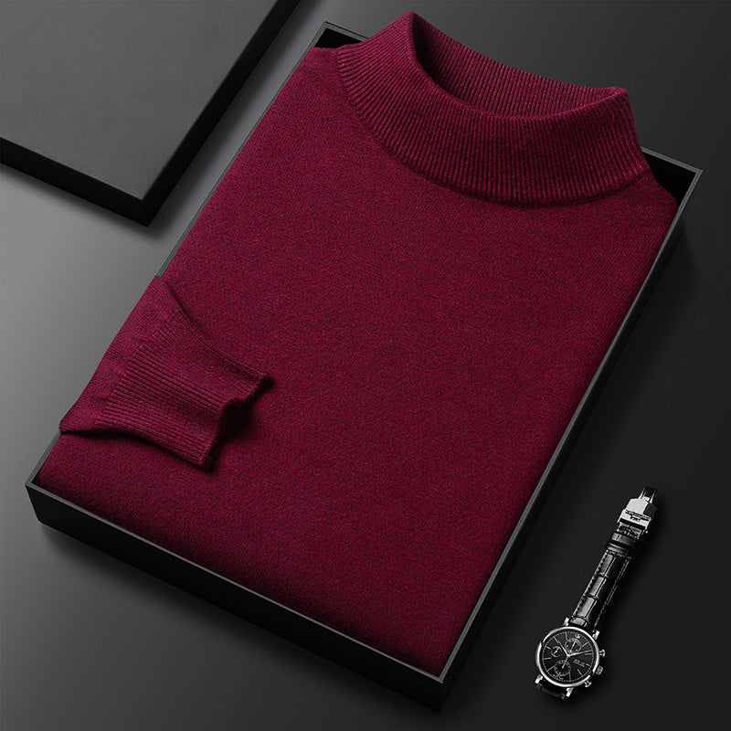 Half Collar Knitted Shirt