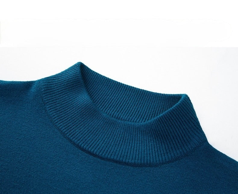 Half Collar Knitted Shirt